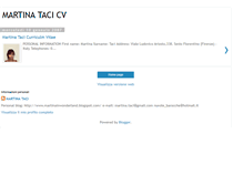 Tablet Screenshot of martinatacicv.blogspot.com