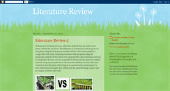 Desktop Screenshot of lnvs-litreview.blogspot.com