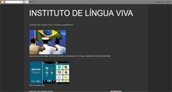 Desktop Screenshot of institutodelinguaviva.blogspot.com