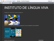 Tablet Screenshot of institutodelinguaviva.blogspot.com