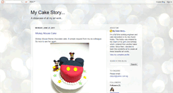 Desktop Screenshot of my-cake-story.blogspot.com