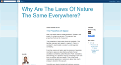 Desktop Screenshot of lawsofnature.blogspot.com