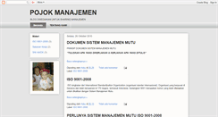 Desktop Screenshot of pojokmanajemen.blogspot.com