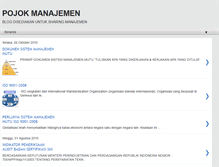 Tablet Screenshot of pojokmanajemen.blogspot.com