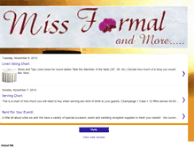 Tablet Screenshot of missformaleventrentals.blogspot.com