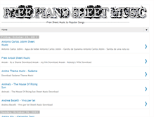 Tablet Screenshot of freesheetsmusic.blogspot.com