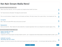 Tablet Screenshot of notmainstreammedianews.blogspot.com