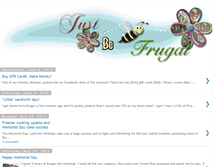 Tablet Screenshot of justbefrugal.blogspot.com