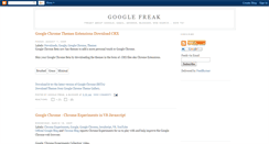 Desktop Screenshot of google-freak.blogspot.com