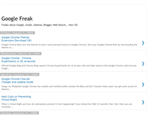 Tablet Screenshot of google-freak.blogspot.com