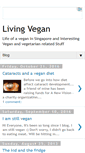 Mobile Screenshot of living-vegan.blogspot.com
