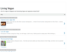 Tablet Screenshot of living-vegan.blogspot.com