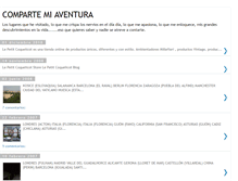 Tablet Screenshot of compartemiaventura.blogspot.com