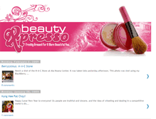 Tablet Screenshot of beautyxpresso.blogspot.com