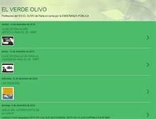 Tablet Screenshot of elverdeolivo.blogspot.com