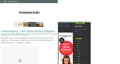 Desktop Screenshot of pokemonrubygames.blogspot.com
