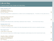 Tablet Screenshot of lifeonkey.blogspot.com