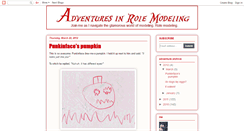 Desktop Screenshot of adventuresinrolemodeling.blogspot.com