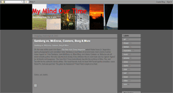 Desktop Screenshot of mymindourtime.blogspot.com