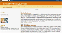 Desktop Screenshot of naturally33kinkycurlyhair.blogspot.com