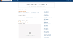 Desktop Screenshot of clockworkacerola.blogspot.com