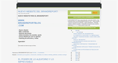 Desktop Screenshot of brandreport.blogspot.com