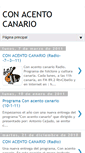Mobile Screenshot of conacentocanario-blog.blogspot.com
