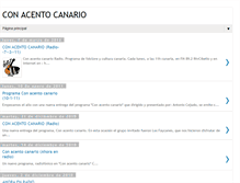 Tablet Screenshot of conacentocanario-blog.blogspot.com