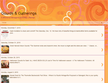Tablet Screenshot of gourdsandgatherings.blogspot.com