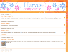 Tablet Screenshot of harveycraftycards.blogspot.com