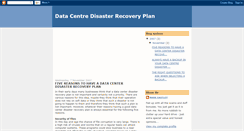 Desktop Screenshot of data-centre-disaster-recovery-plan.blogspot.com