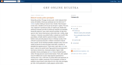 Desktop Screenshot of gry-online-ruletka.blogspot.com