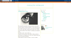 Desktop Screenshot of coracaonomade.blogspot.com