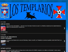 Tablet Screenshot of labandadelostemplarios.blogspot.com