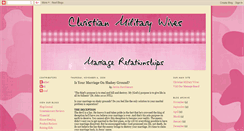 Desktop Screenshot of cmwmarriagerelationships.blogspot.com