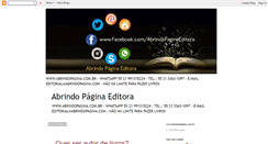 Desktop Screenshot of abrindopagina.blogspot.com