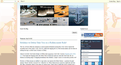 Desktop Screenshot of holidaystodubai.blogspot.com