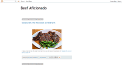 Desktop Screenshot of beefaficionado.blogspot.com