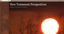 Desktop Screenshot of newtestamentperspectives.blogspot.com