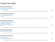 Tablet Screenshot of classic-cars-italia.blogspot.com