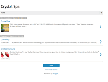 Tablet Screenshot of crystalspa18.blogspot.com