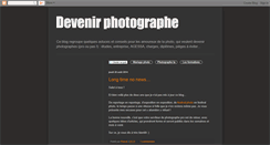 Desktop Screenshot of devenir-photographe.blogspot.com