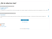 Tablet Screenshot of chaoaburrimiento.blogspot.com