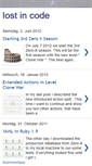 Mobile Screenshot of lost-in-code.blogspot.com