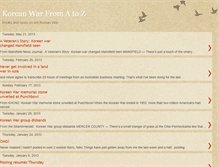 Tablet Screenshot of koreanwarfromatoz.blogspot.com