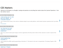 Tablet Screenshot of cexmatters.blogspot.com