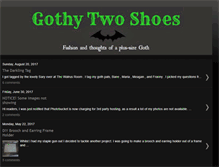 Tablet Screenshot of gothytwoshoes.blogspot.com