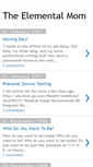 Mobile Screenshot of elementalmom.blogspot.com
