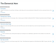 Tablet Screenshot of elementalmom.blogspot.com
