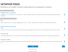 Tablet Screenshot of metaphor--poems.blogspot.com